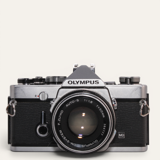 Olympus OM-1 35mm SLR Film Camera with F.Zuiko 50mm f/1.8 Lens