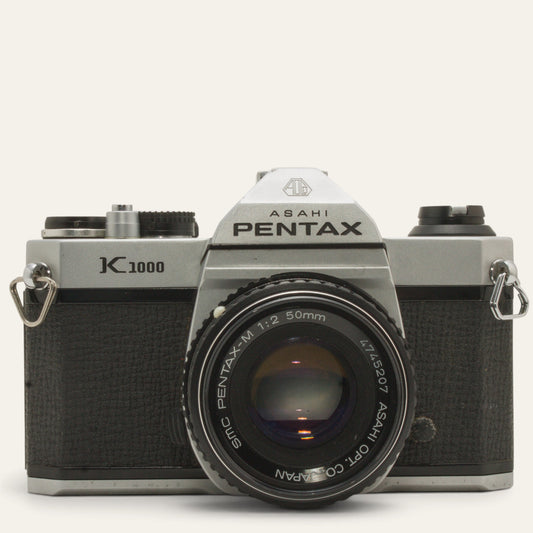 Pentax K1000 35mm Camera with 50mm f/2 Lens