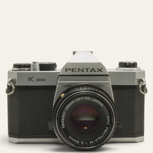 Pentax K1000 35mm SLR Camera with SMC Pentax-M 50mm f/2