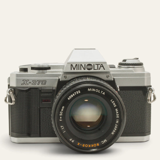 Minolta X-370 with MC Rokkor-X 50mm f/1.7 Lens