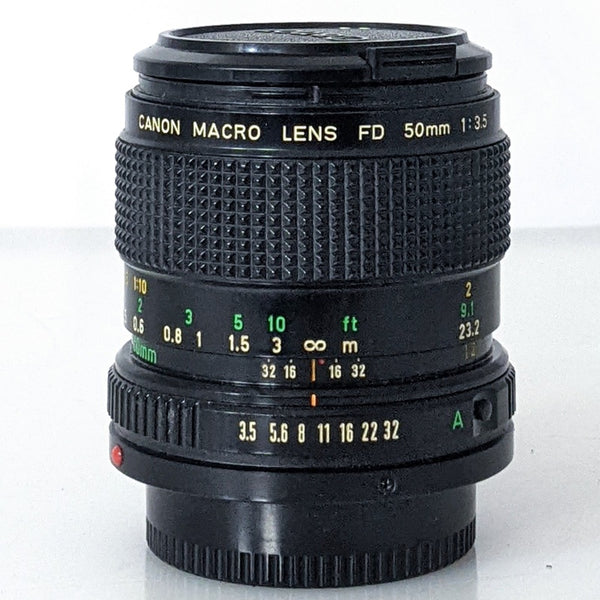 Canon New FD 50mm f3.5 macro lens Near mint