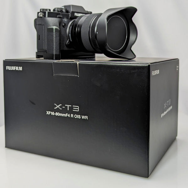 Fujifilm XT-3 26MP Mirrorless Digital Camera body (black) w/16-80 