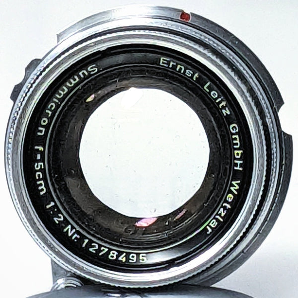 Leitz Leica Summicron 5cm (50mm) M mount f2 collapsible lens from 1955 -  mint