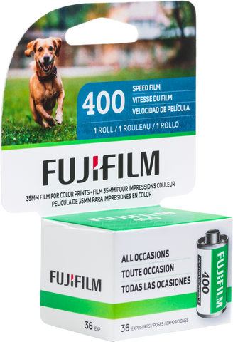 Fujifilm 400 ISO Colour Film 36 exposures consumer pkg.