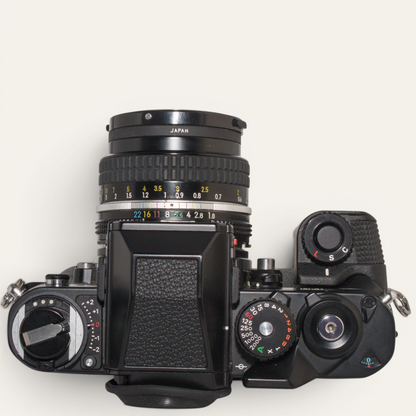 Title
Nikon F3 35mm SLR Camera w/ MD-4 Motor Drive &amp; Nikkor 50mm f/1.8 AI Lens – Used – Excellent Plus