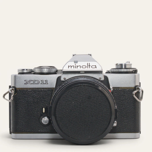 Minolta XD-11 35mm SLR Film Camera  MD Rokkor-X 50mm f/1.7