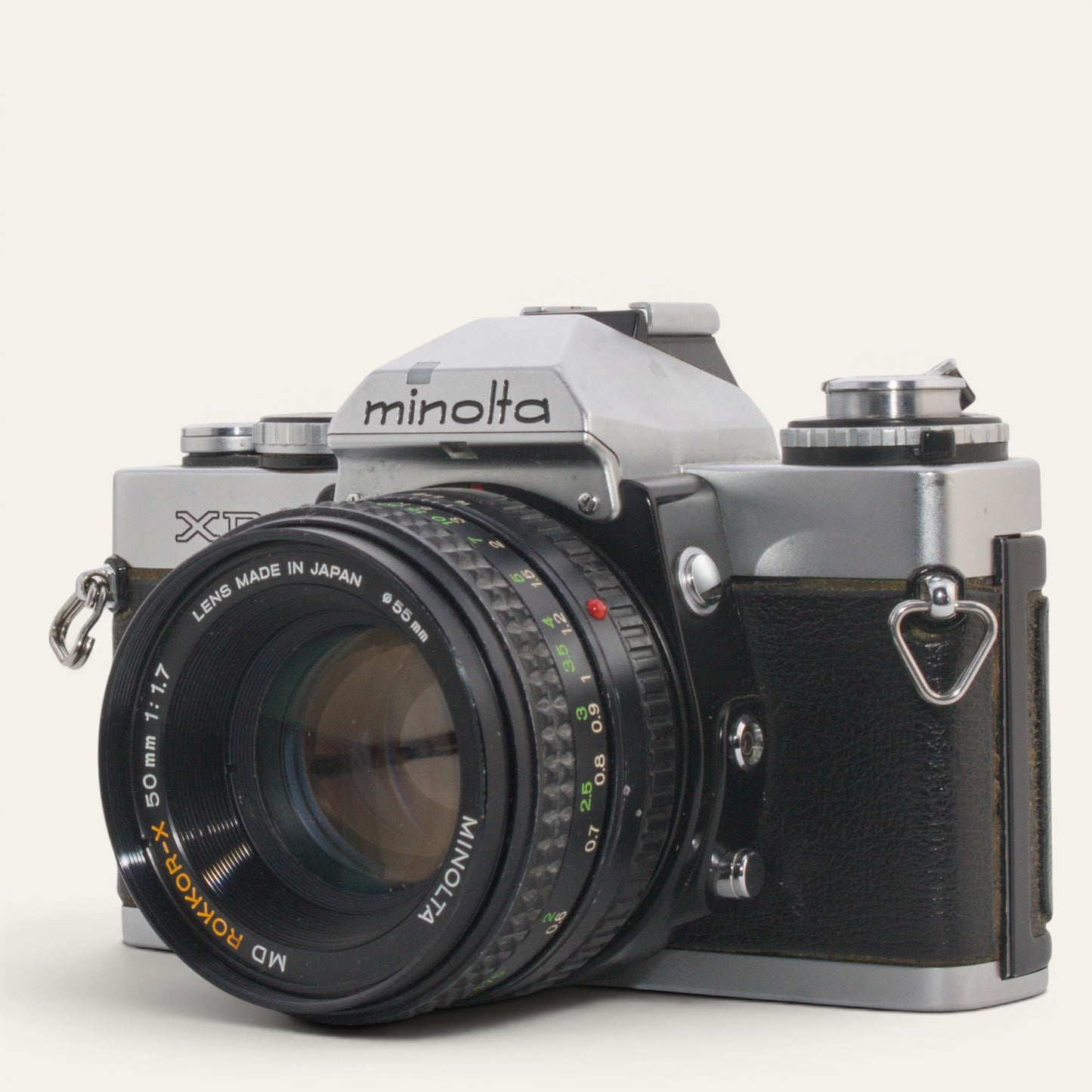 Minolta XD-11 35mm SLR Film Camera  MD Rokkor-X 50mm f/1.7