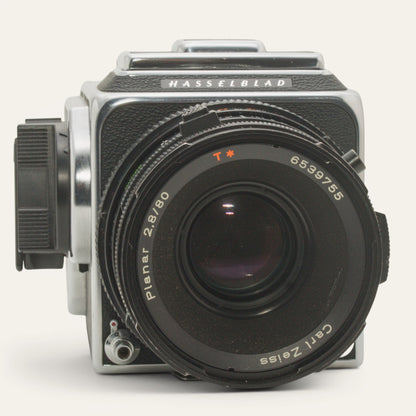 Hasselblad 500 C/M with Carl Zeiss Planar 80mm f/2.8 T* and A12 Back – Used – Excellent Plus
