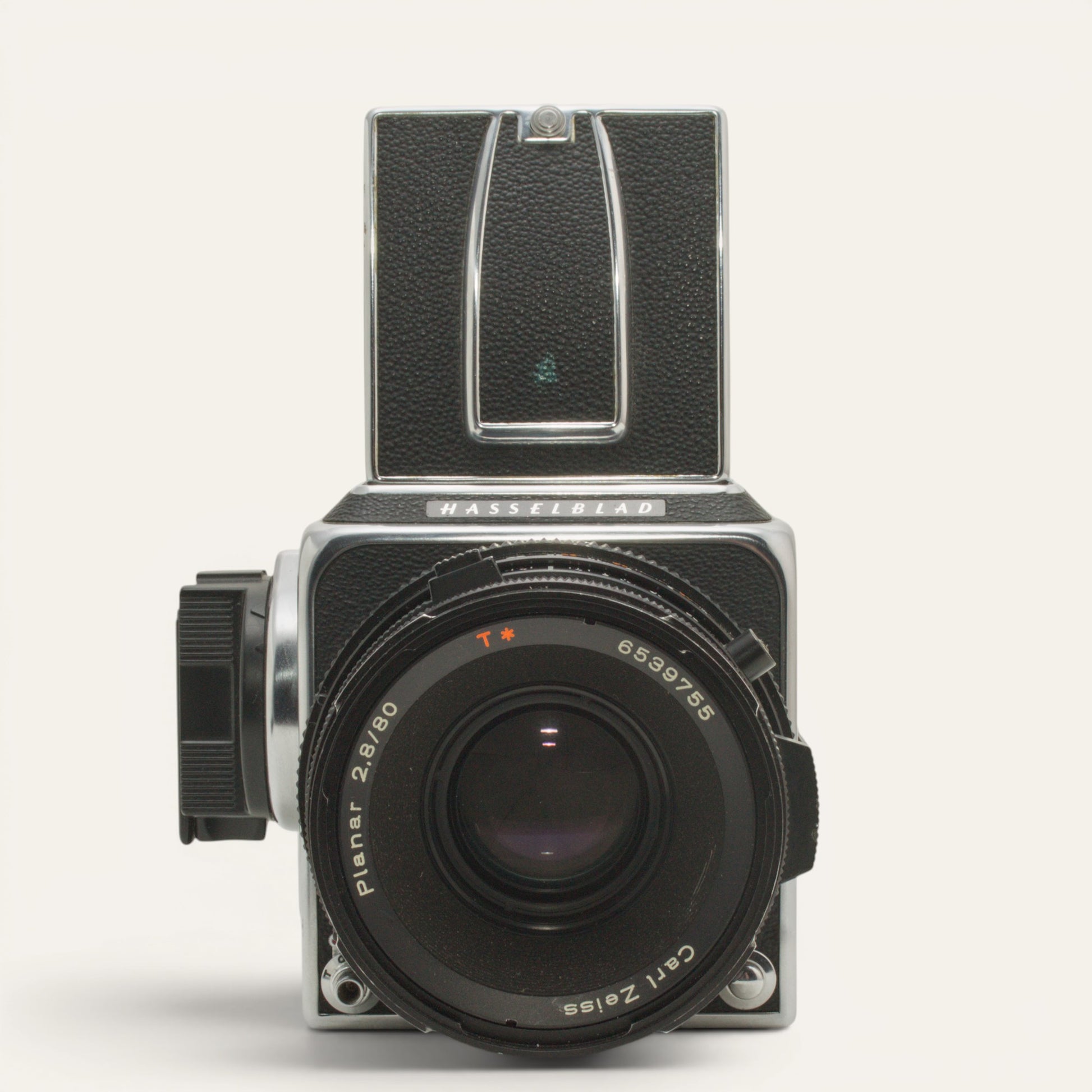 Hasselblad 500 C/M with Carl Zeiss Planar 80mm f/2.8 T* and A12 Back – Used – Excellent Plus