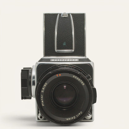 Hasselblad 500 C/M with Carl Zeiss Planar 80mm f/2.8 T* and A12 Back – Used – Excellent Plus