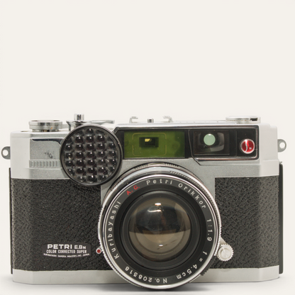 Petri EBn 35mm Rangefinder Camera with 45mm f/1.9 Orikkor Lens