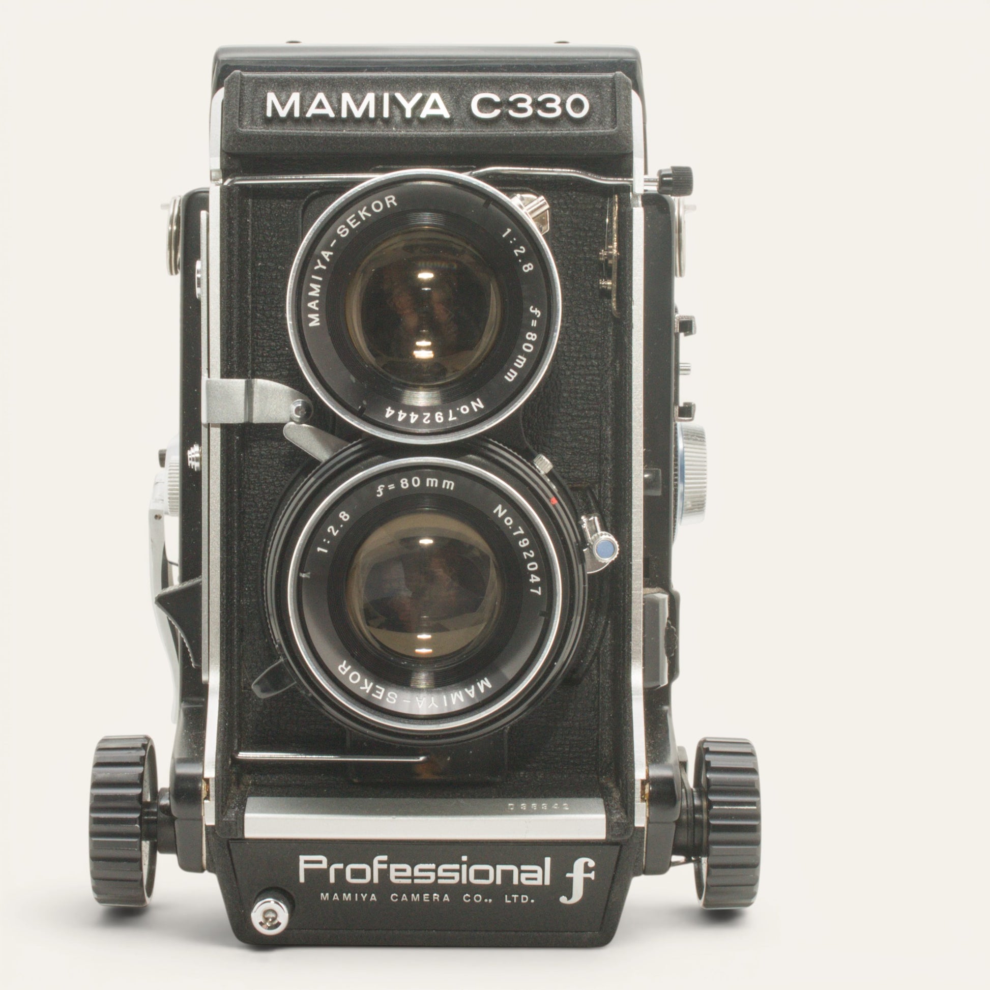 Mamiya C330 Professional F TLR Camera with 80mm f2.8 Blue Dot Len
