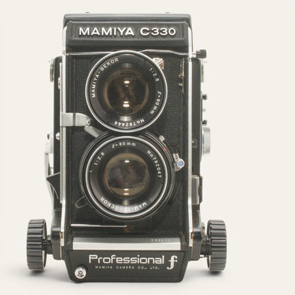 Mamiya C330 Professional F TLR Camera with 80mm f2.8 Blue Dot Len