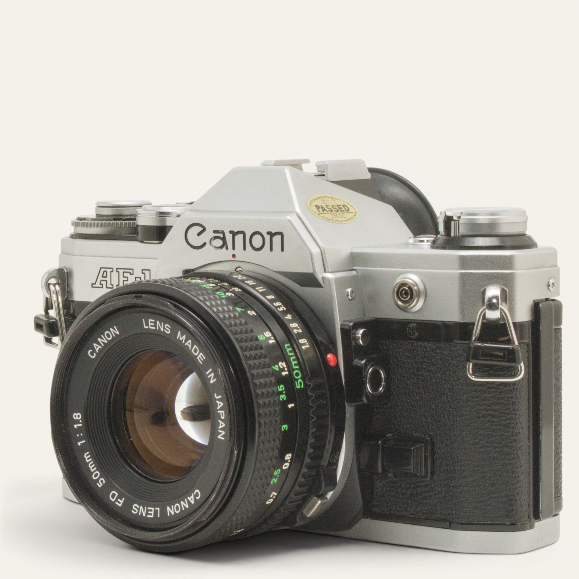 Canon AE-1 35mm SLR Camera with New FD 50mm f/1.8 Lens – Camera