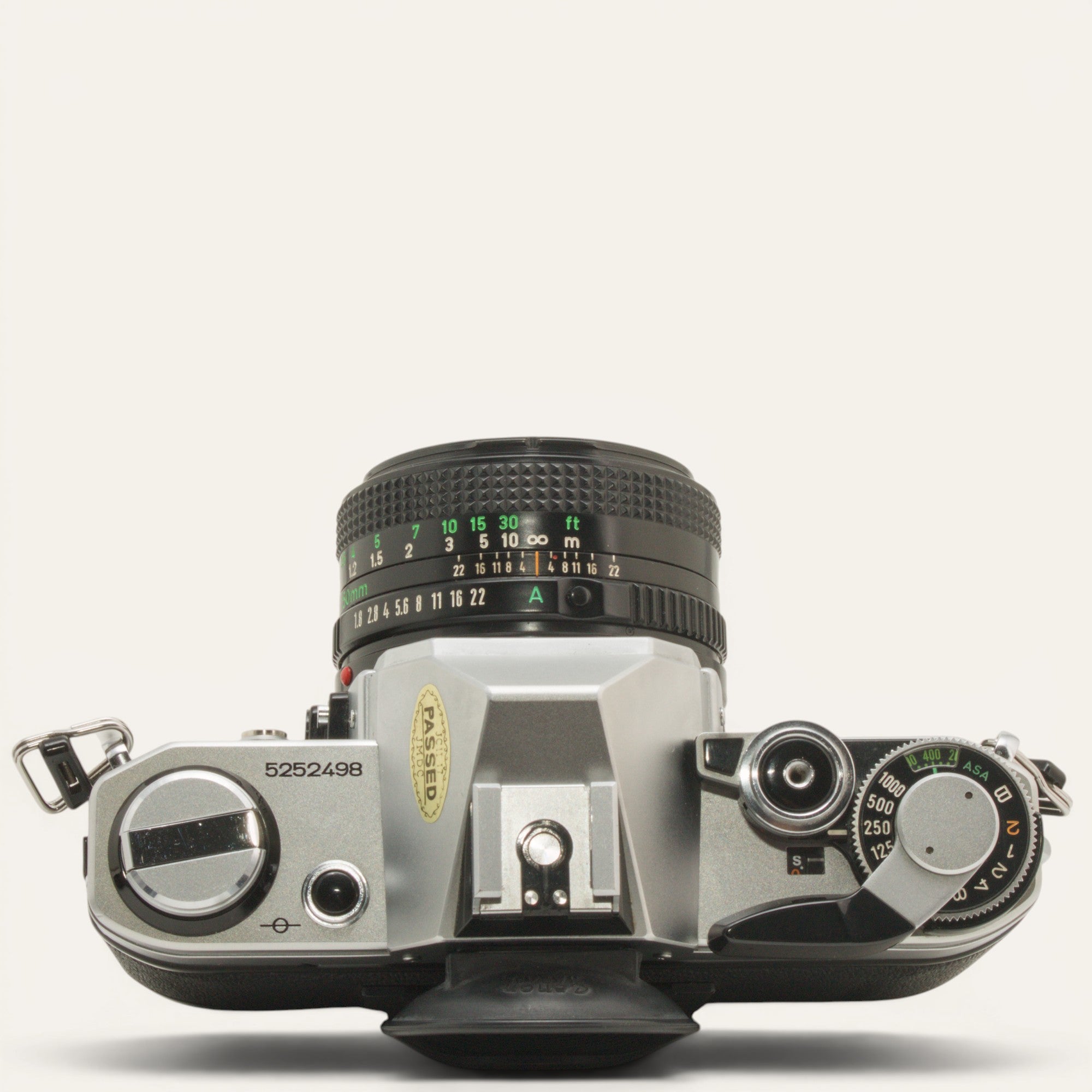 Canon AE-1 35mm SLR Camera with New FD 50mm f/1.8 Lens – Camera