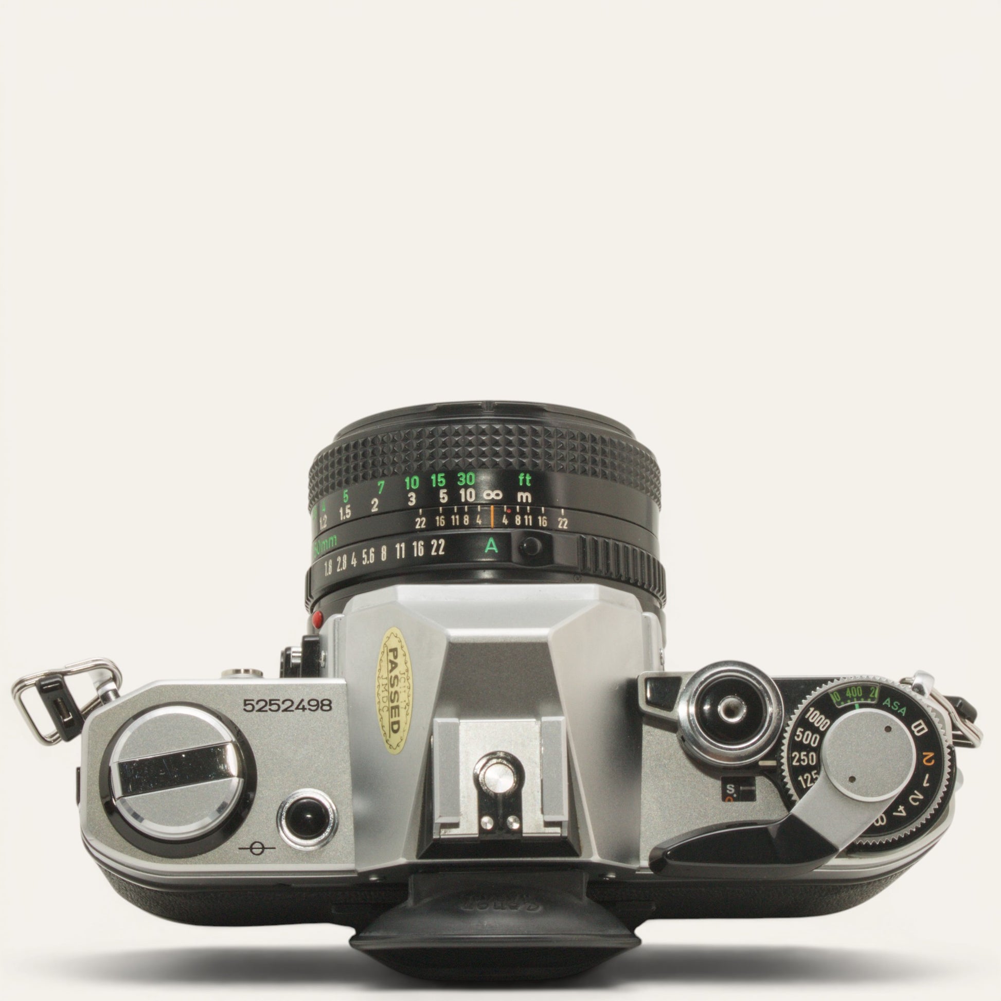 Canon AE-1 35mm SLR Camera with New FD 50mm f/1.8 Lens
