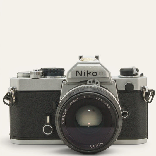 Nikon FM 35mm SLR Camera with Nikkor 50mm f/2 Lens