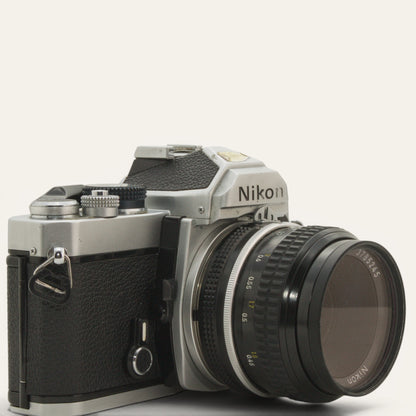 Nikon FM 35mm SLR Camera with Nikkor 50mm f/2 Lens