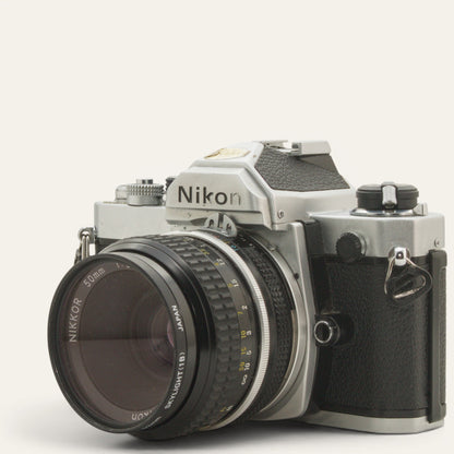 Nikon FM 35mm SLR Camera with Nikkor 50mm f/2 Lens