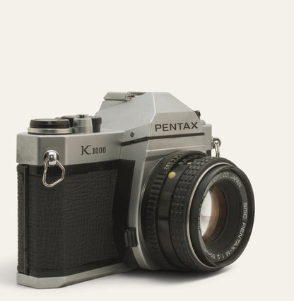 Pentax K1000 35mm SLR Camera with SMC Pentax-M 50mm f/2