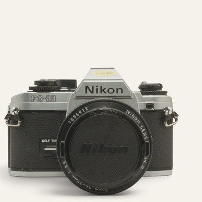 Nikon FG with Nikon Series E 36–72mm f/3.5 Lens