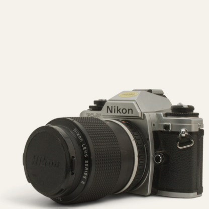 Nikon FG with Nikon Series E 36–72mm f/3.5 Lens