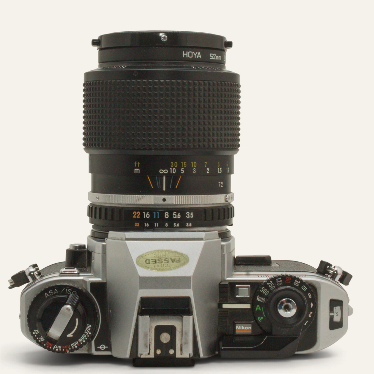 Nikon FG with Nikon Series E 36–72mm f/3.5 Lens