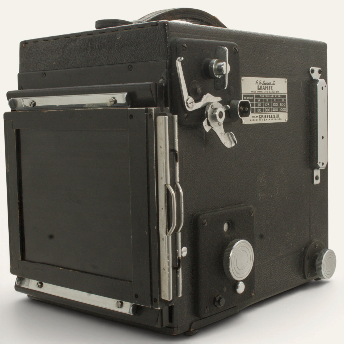 Graflex Super D 4×5 with Kodak Ektar 190mm f/5.6 lens
