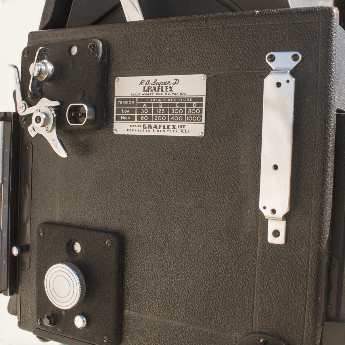 Graflex Super D 4×5 with Kodak Ektar 190mm f/5.6 lens
