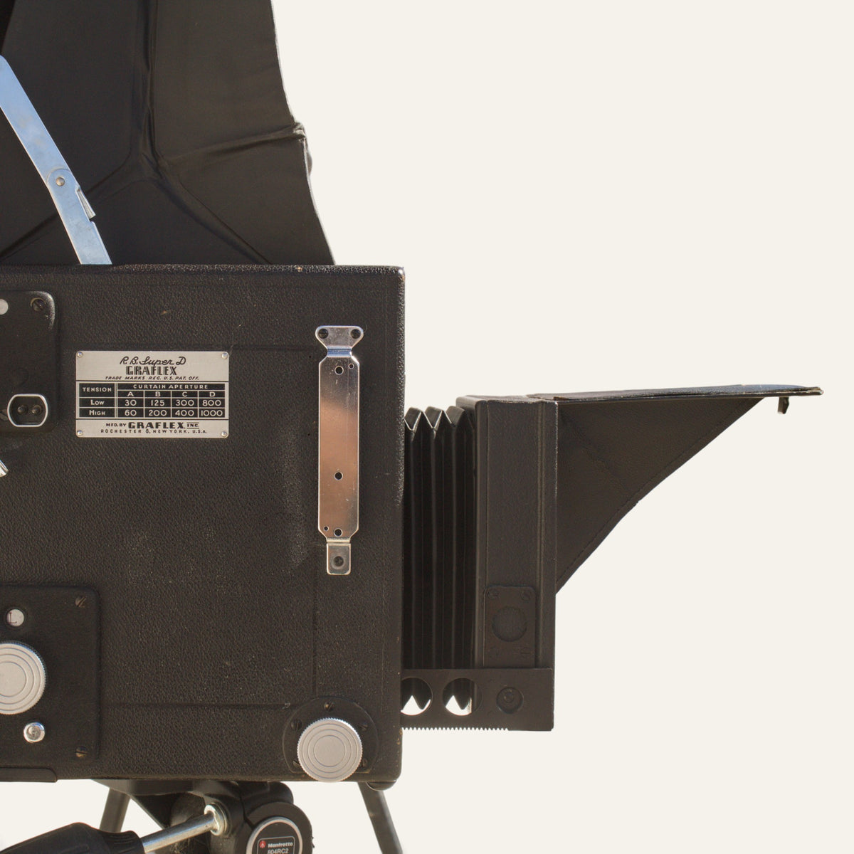 Graflex Super D 4×5 with Kodak Ektar 190mm f/5.6 lens