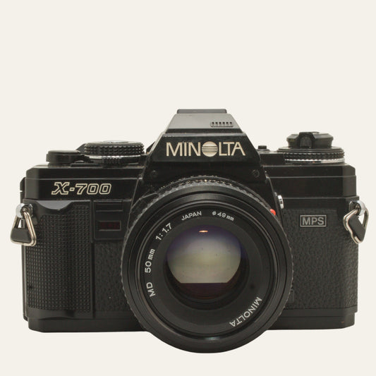 Minolta X-700 with Minolta MD 50mm f/1.7 Lens