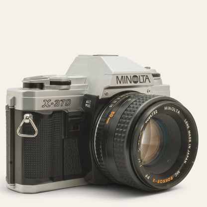 Minolta X-370 with MC Rokkor-X 50mm f/1.7 Lens