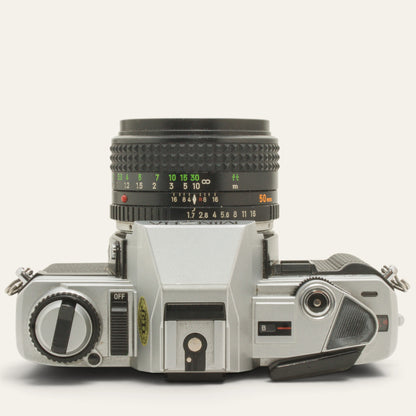 Minolta X-370 with MC Rokkor-X 50mm f/1.7 Lens