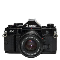 Canon A-1 35mm Film Camera Black