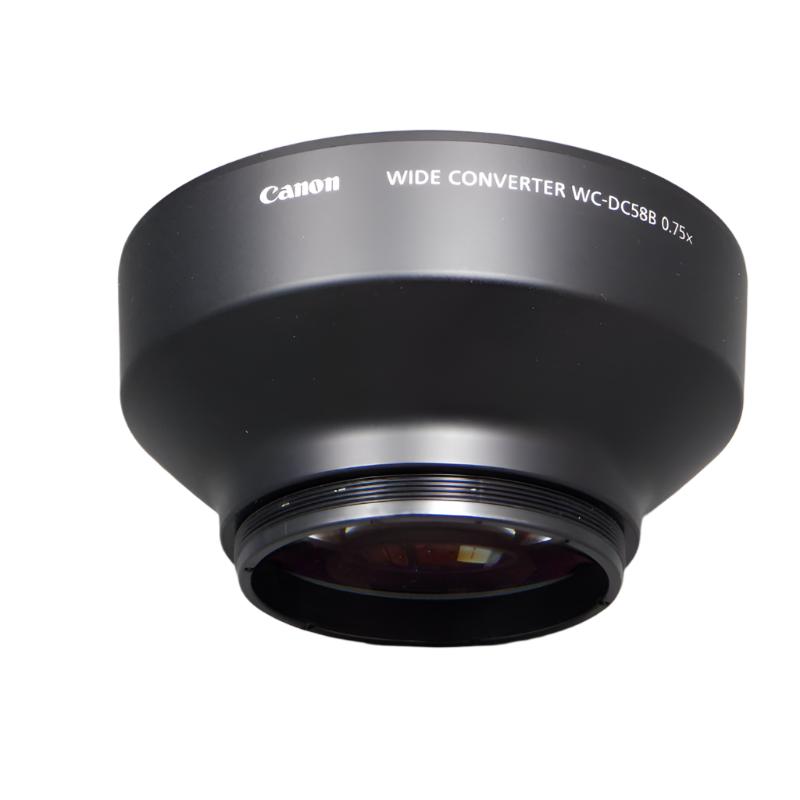 Canon WC-DC58B Wide-Angle Converter Lens – Used –Mint – Camera