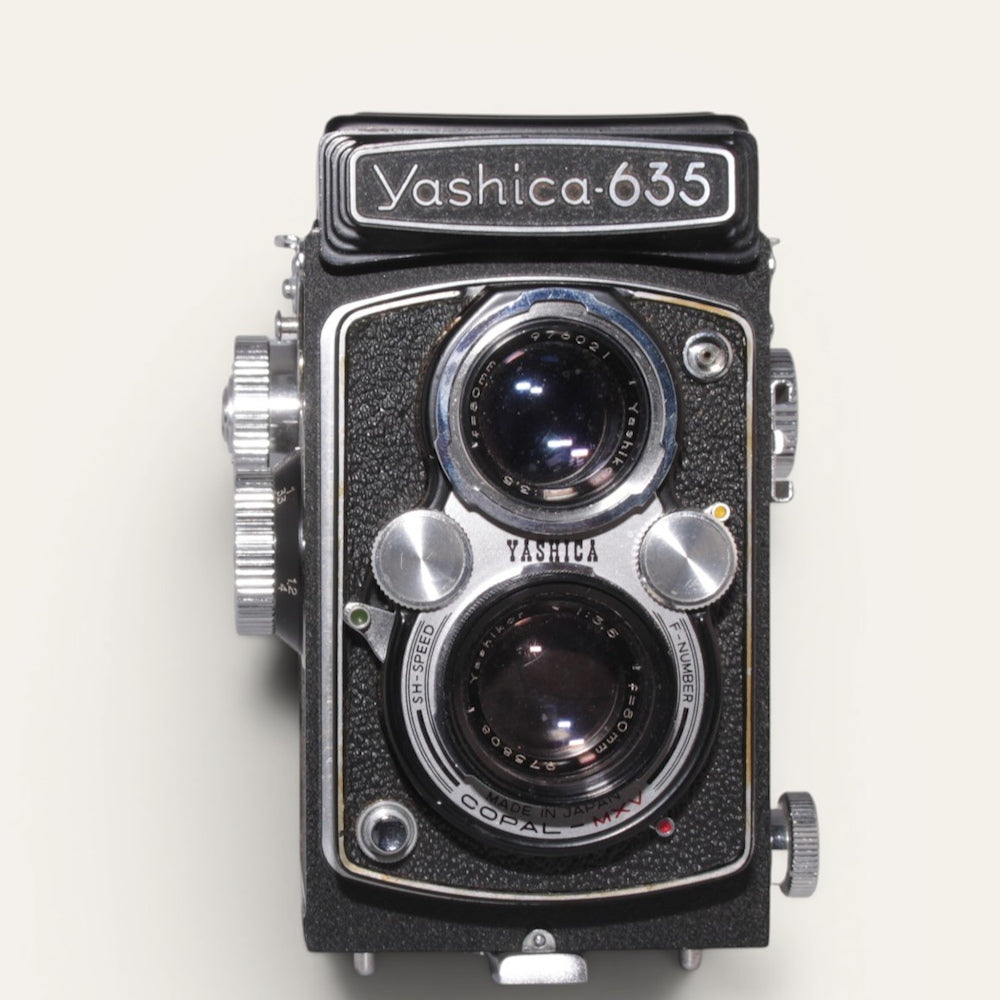 Yashica 635 TLR Medium Format Film Camera with 35mm Conversion Kit