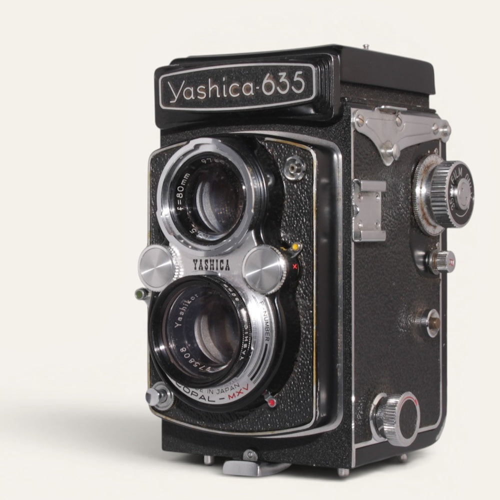 Yashica 635 TLR Medium Format Film Camera with 35mm Conversion Kit