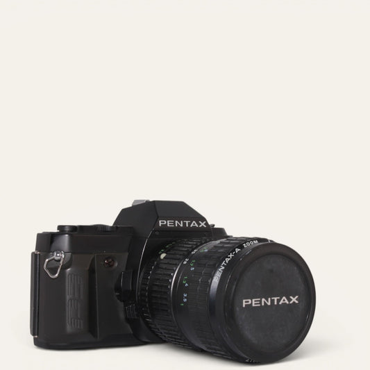Pentax P3n 35mm SLR Film Camera with Pentax-A 28–70mm f/3.5–4.5 Macro Lens
