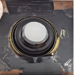 Goerz 7 inch Double-anastigmat Type B series 1b brass barrel lens