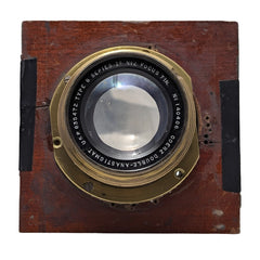 Goerz 7 inch Double-anastigmat Type B series 1b brass barrel lens