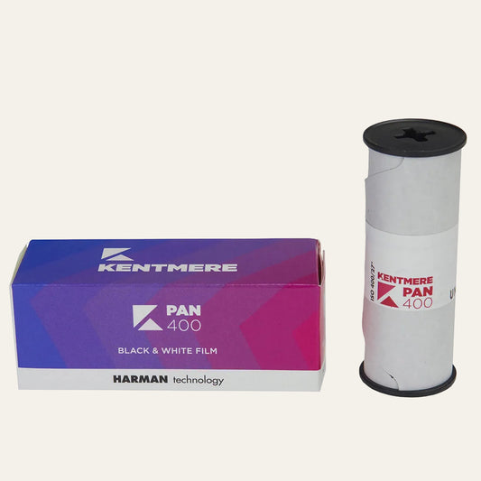 Kentmere Pan 400 black and white film 120
