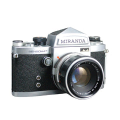 Miranda Sensomat 35mm Film Camera Kit w/ and three all-metal Auto Miranda lenses, extension tubes – Used Excellent