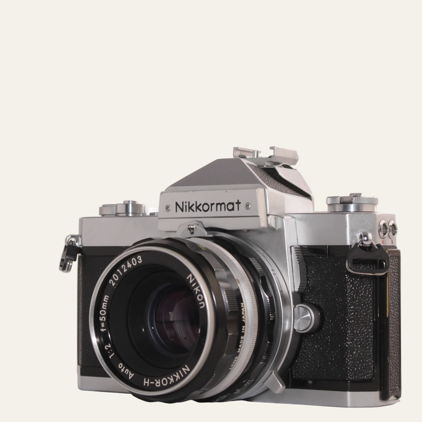 Nikkormat FTN 35mm SLR Film Camera with Nikkor 50mm f/2 Lens