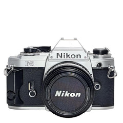 Nikon FG Film camera w/ Nikkor 50mm f1.8 Series E Lens