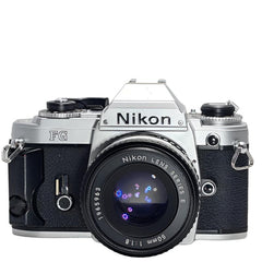 Nikon FG Film camera w/ Nikkor 50mm f1.8 Series E Lens