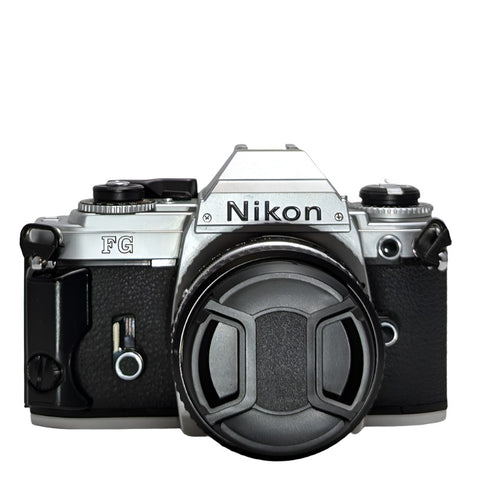 Nikon FG Film camera w/ Nikkor Series E 50mm f1.8 Lens