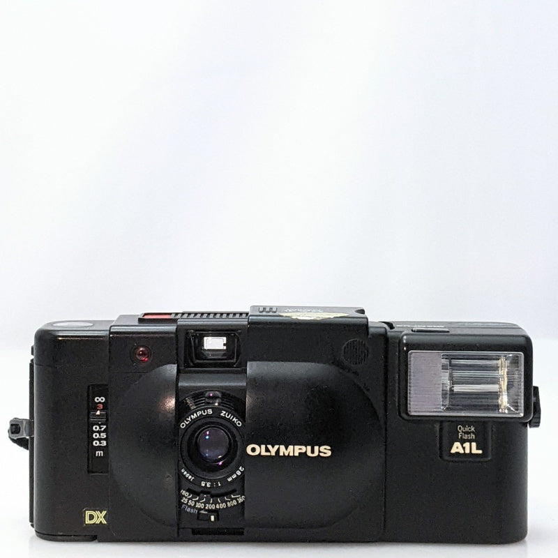 Rare Olympus XA4 macro film camera and A1L Quick Flash – Used