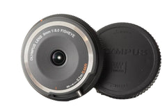 Olympus 9mm fish-eye lens for Micro four-thirds digital cameras