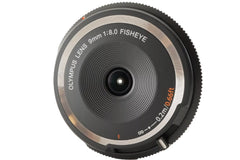 Olympus 9mm fish-eye lens for Micro four-thirds digital cameras