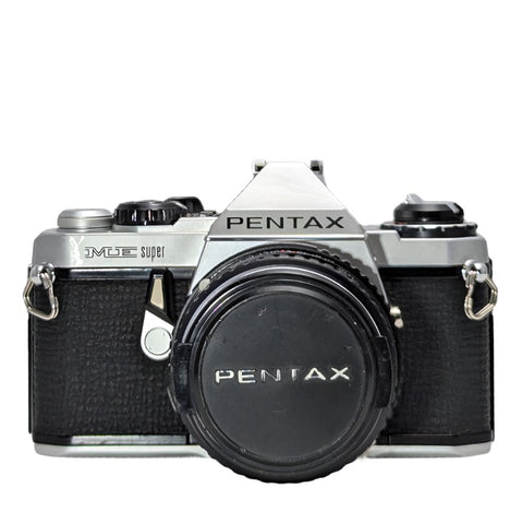 Pentax ME Super 35mm film camera w 50/1.7 SMC Pentax-M lens Used Mint